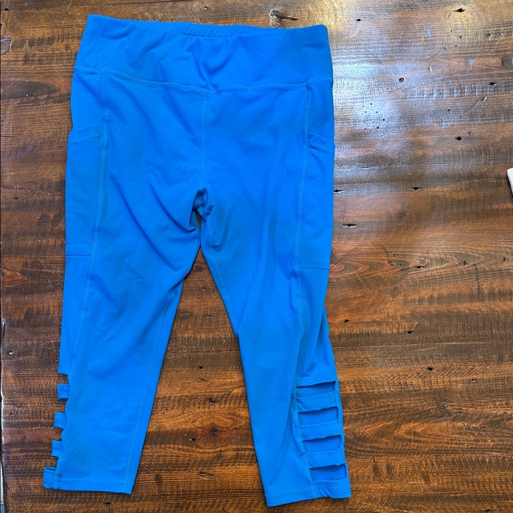 Kiava blue leggings w/pockets